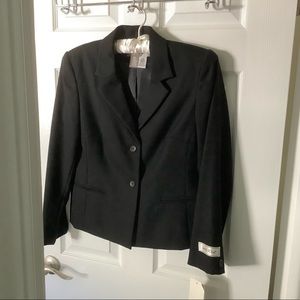 Black Wool Blazer Size 6P